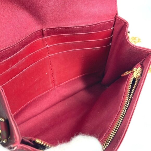 LOUIS VUITTON M93614 MonogramVernis Bel Ale Pochette Wallet Shoulder Bag - Picture 11 of 16